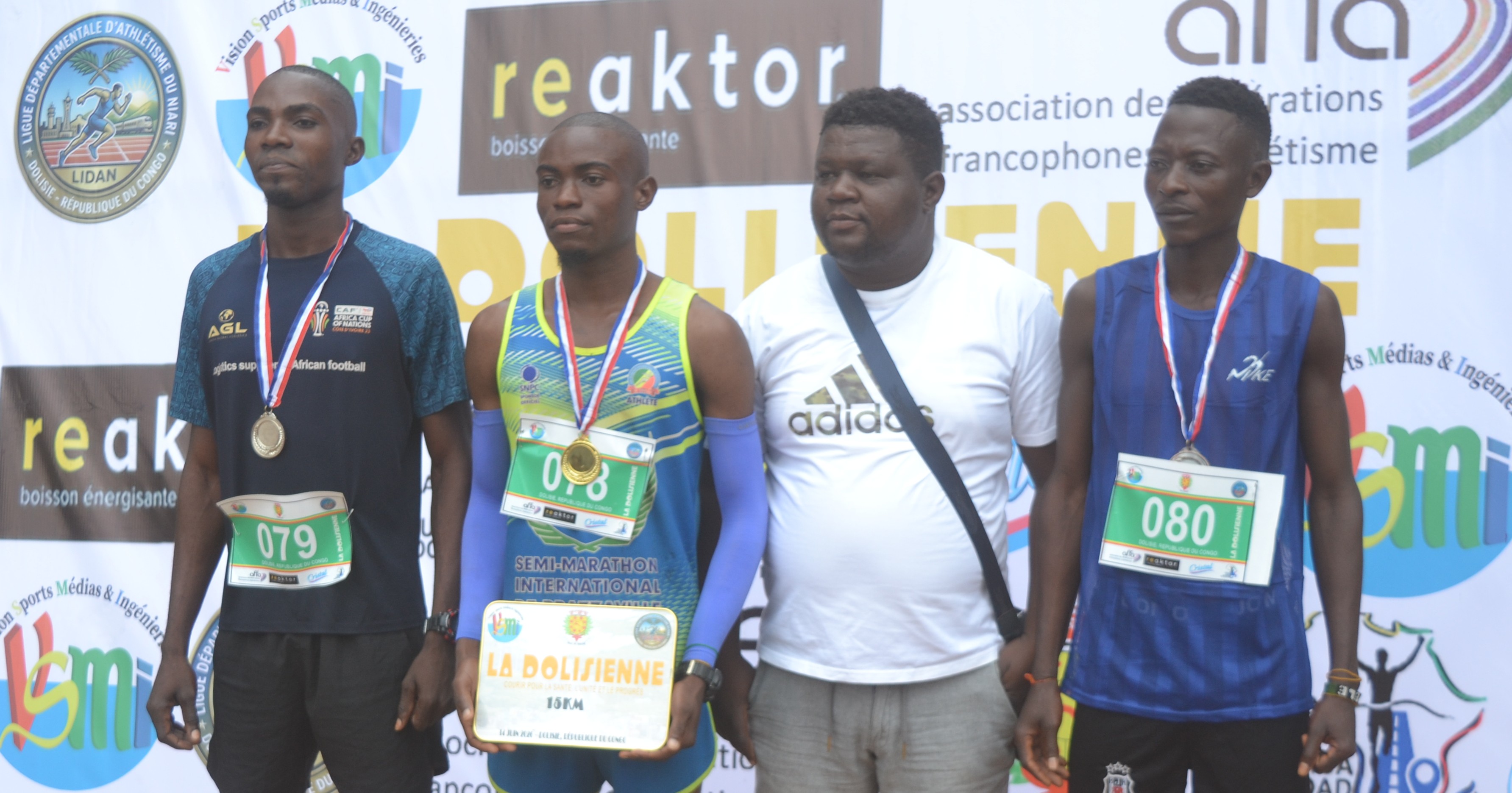 Photo 2 — La Dolisienne 15 km : 500 coureurs au départ de la 1ʳᵉ édition à Dolisie — Sport-Santé à Dolisie, Niari